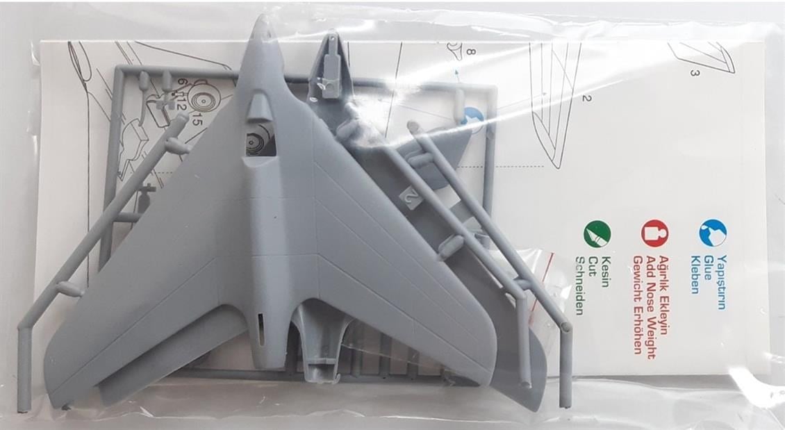 PM Model 217 1/72 Ölçek, Messerschmitt P.1111 Avcı Uçağı, Plastik Model kiti