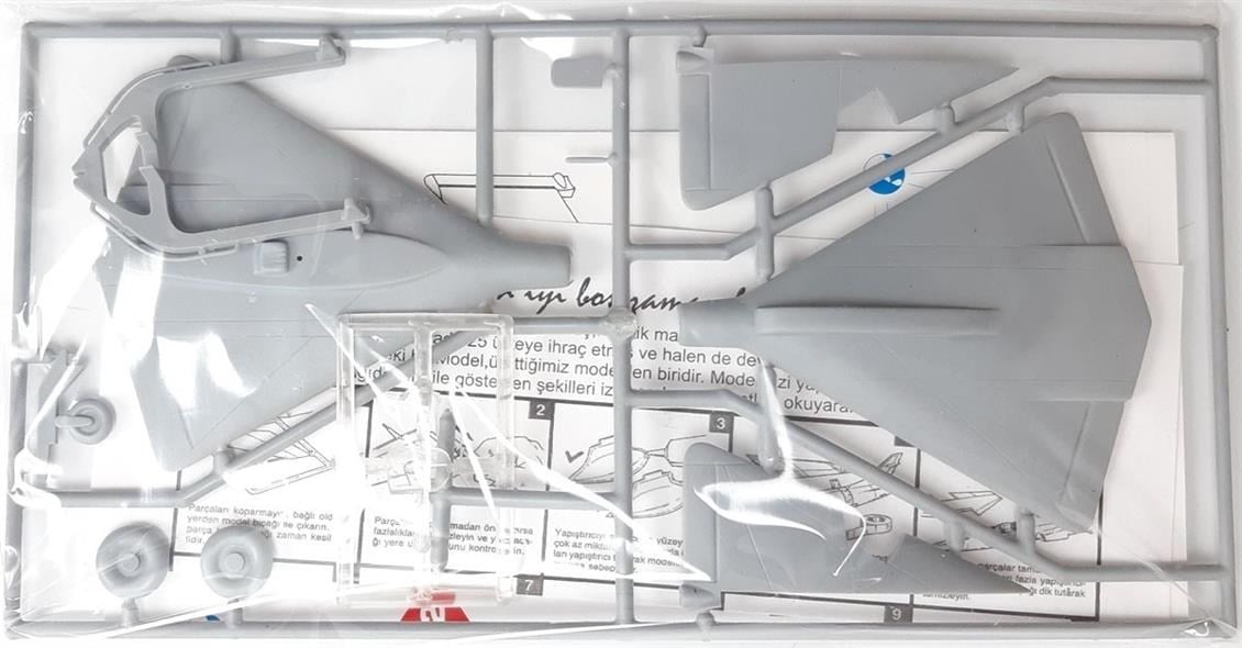 PM Model 224 1/72 Ölçek, LIPPISCH P.13a Savaş Uçağı, Plastik Model kiti