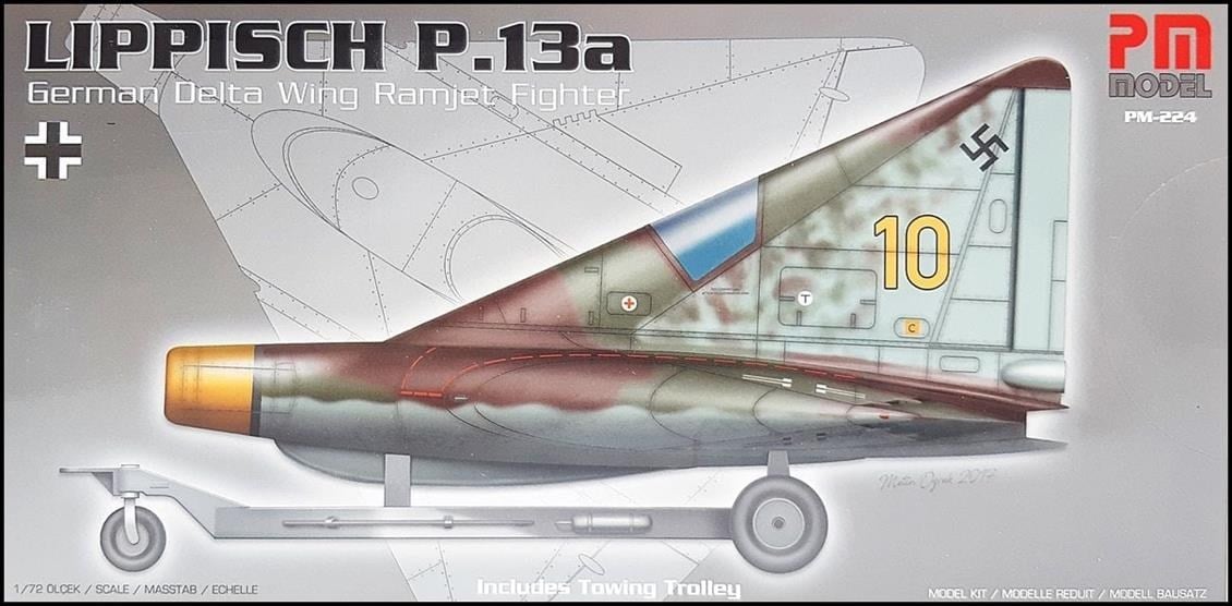 PM Model 224 1/72 Ölçek, LIPPISCH P.13a Savaş Uçağı, Plastik Model kiti