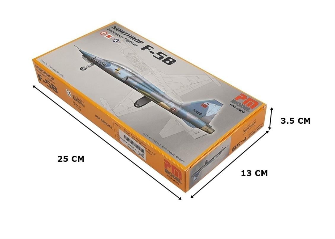 PM Model 229 1/72 Ölçek, Northrop F-5B Eğitim Uçağı, Plastik Model kiti