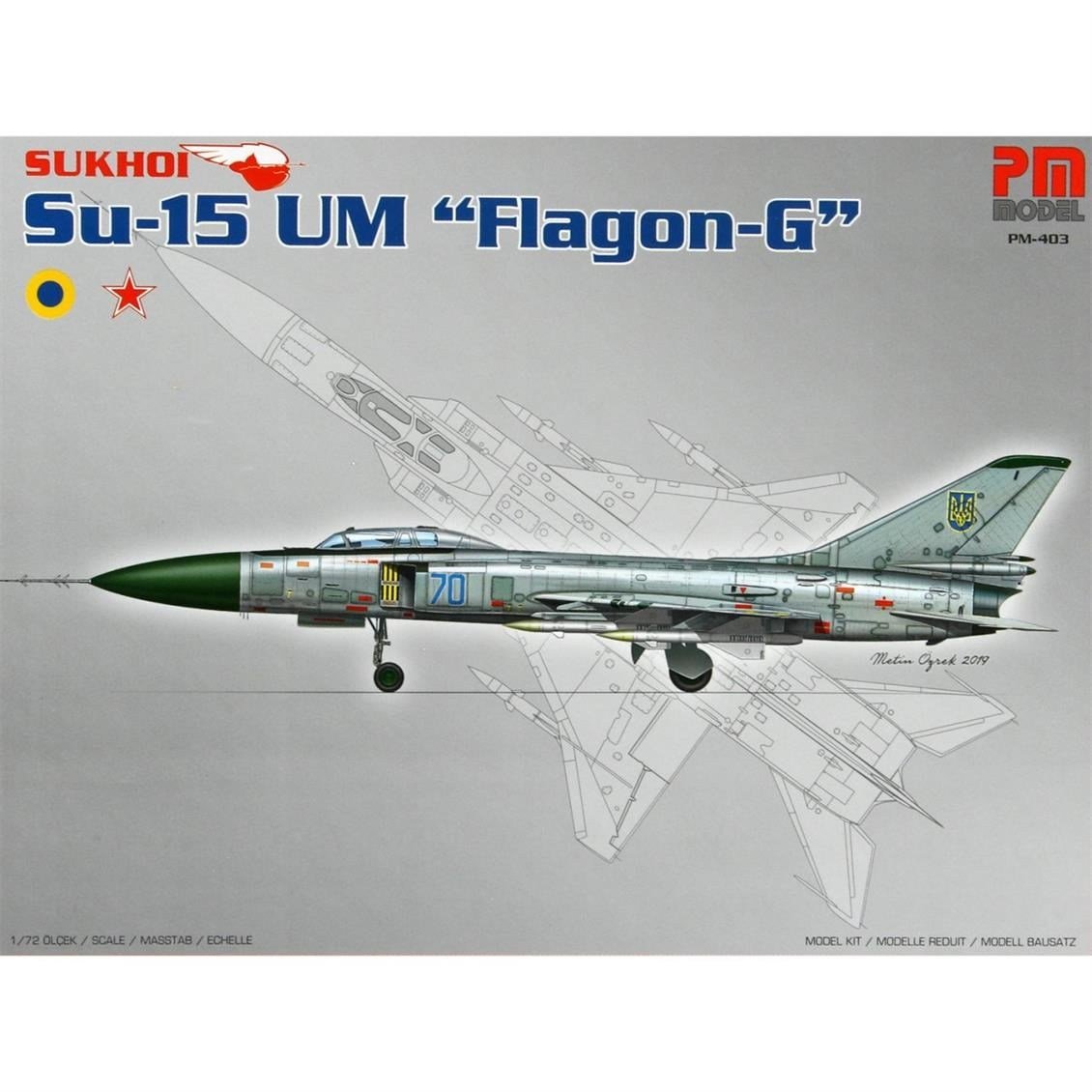 PM Model 403 1/72 Ölçek, SU-15 UM Önleme Uçağı, Plastik Model kiti