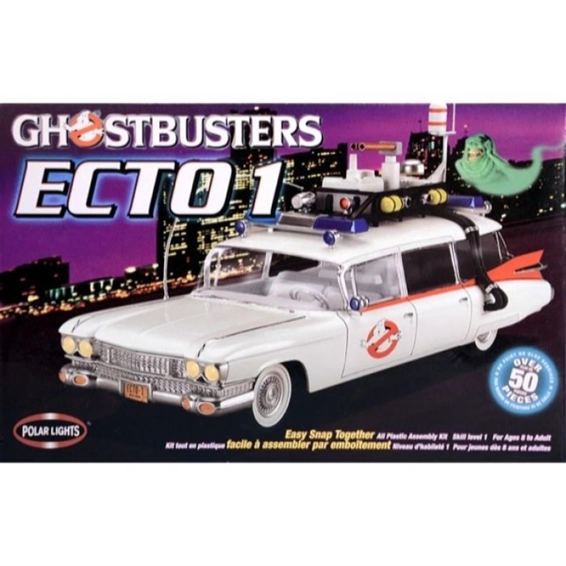 Polar Lights 914 1/25 Ölçek, Ghostbusters Ecto-1 Araba, Plastik Model kiti