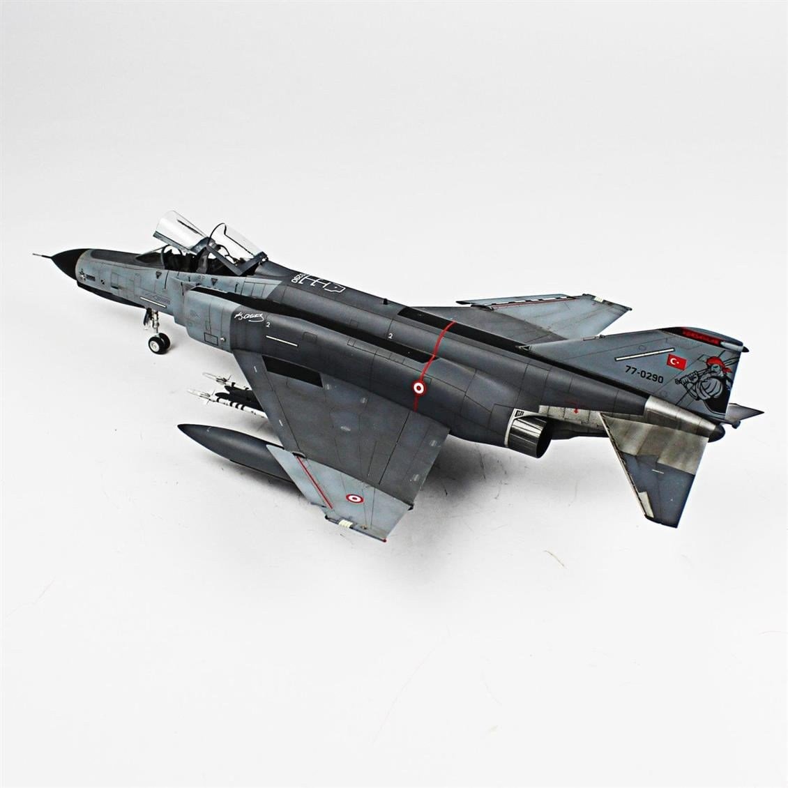 QD001 1/48 F-4E (Terminator) THKV, 5000.Phantom, TUAF,KONYA 2019 Sergilemeye Hazır Plastik Uçak Modeli