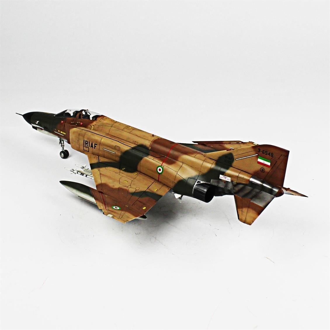 QD002 1/48 F-4E Phantom II ,İran İslam Cumhuriyeti Kuvvetleri ,Tahran-Mihrabat 2012 Sergilemeye Hazır Plastik Uçak Modeli