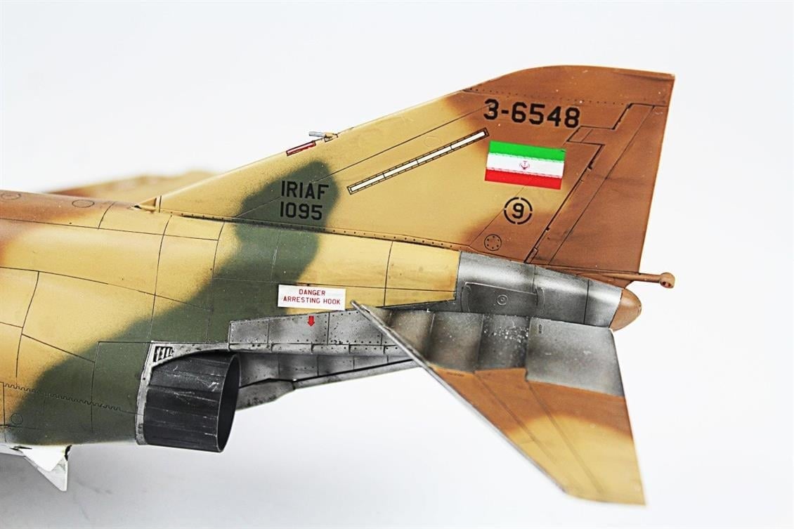 QD002 1/48 F-4E Phantom II ,İran İslam Cumhuriyeti Kuvvetleri ,Tahran-Mihrabat 2012 Sergilemeye Hazır Plastik Uçak Modeli