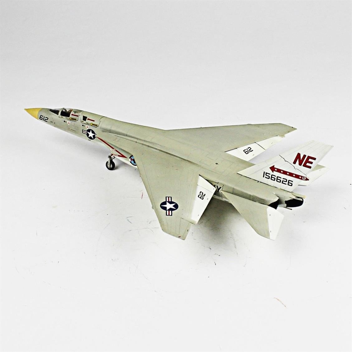 QD007 1/72 A-5C Vigilante Sergilemeye Hazır Plastik Uçak Modeli