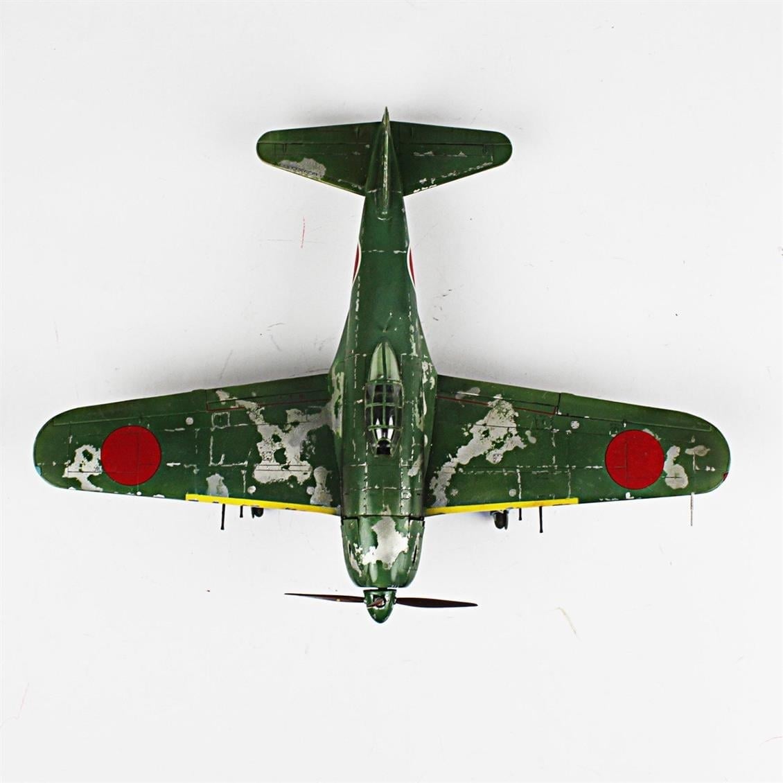 QD029 1/48 Nakajima KI-44 Sergilemeye Hazır Plastik Uçak Modeli
