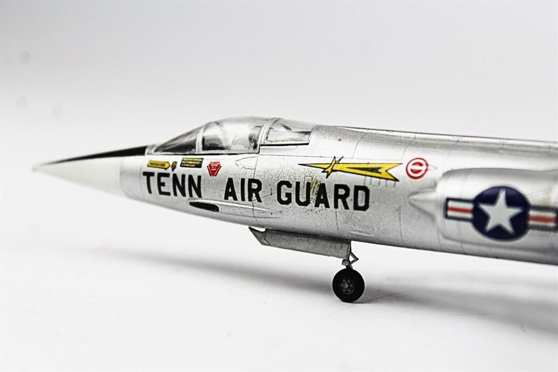 QD050 1/72 F-104C Starfighter Sergilemeye Hazır Plastik Uçak Modeli