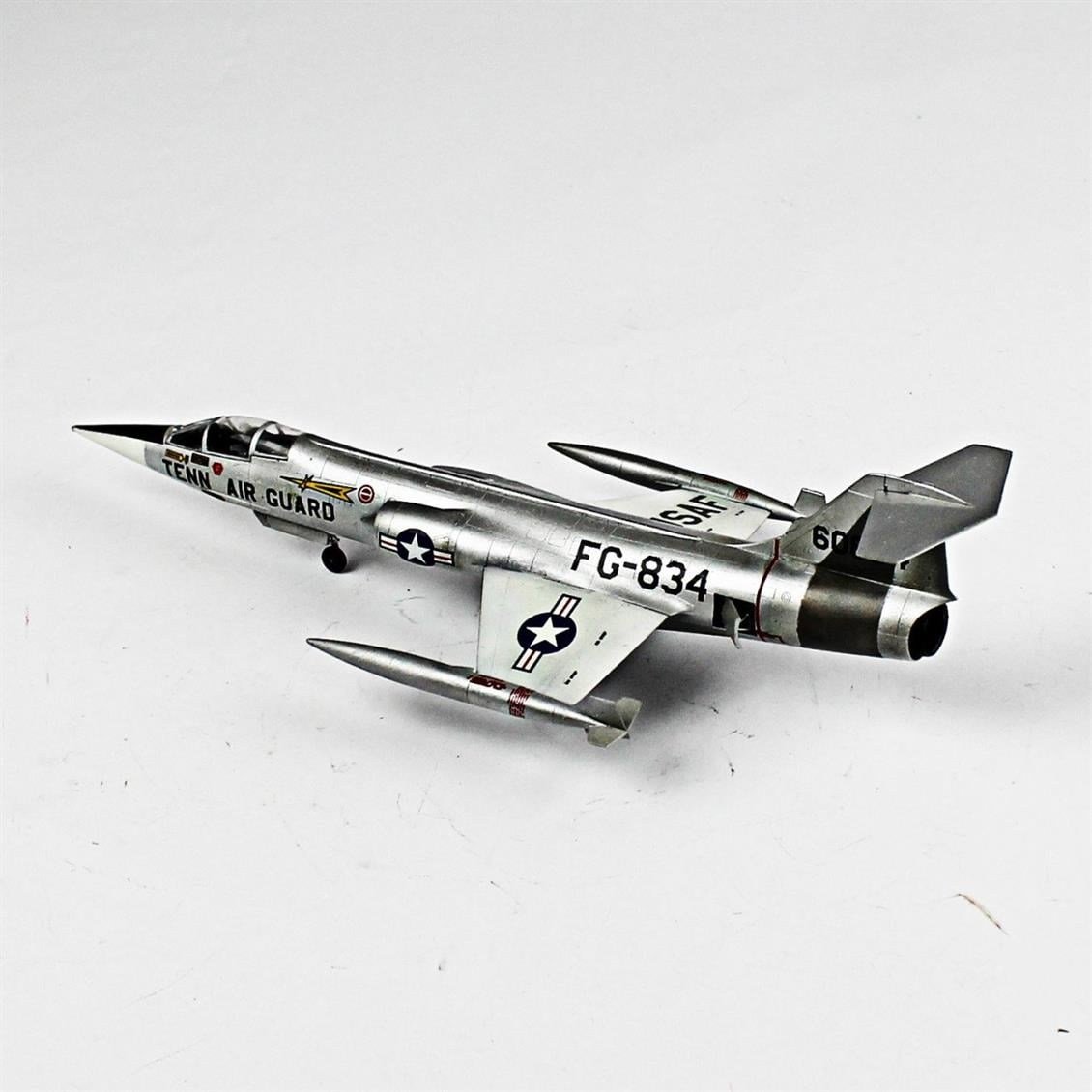 QD050 1/72 F-104C Starfighter Sergilemeye Hazır Plastik Uçak Modeli