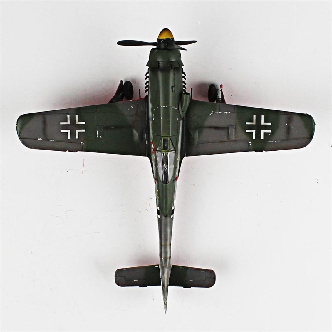 QD055 1/48 Focke-Wulf 190 D Sergilemeye Hazır Plastik Uçak Modeli