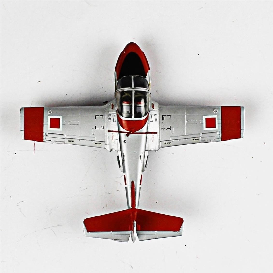 QD057 1/72 T-37A Tweet Sergilemeye Hazır Plastik Uçak Modeli