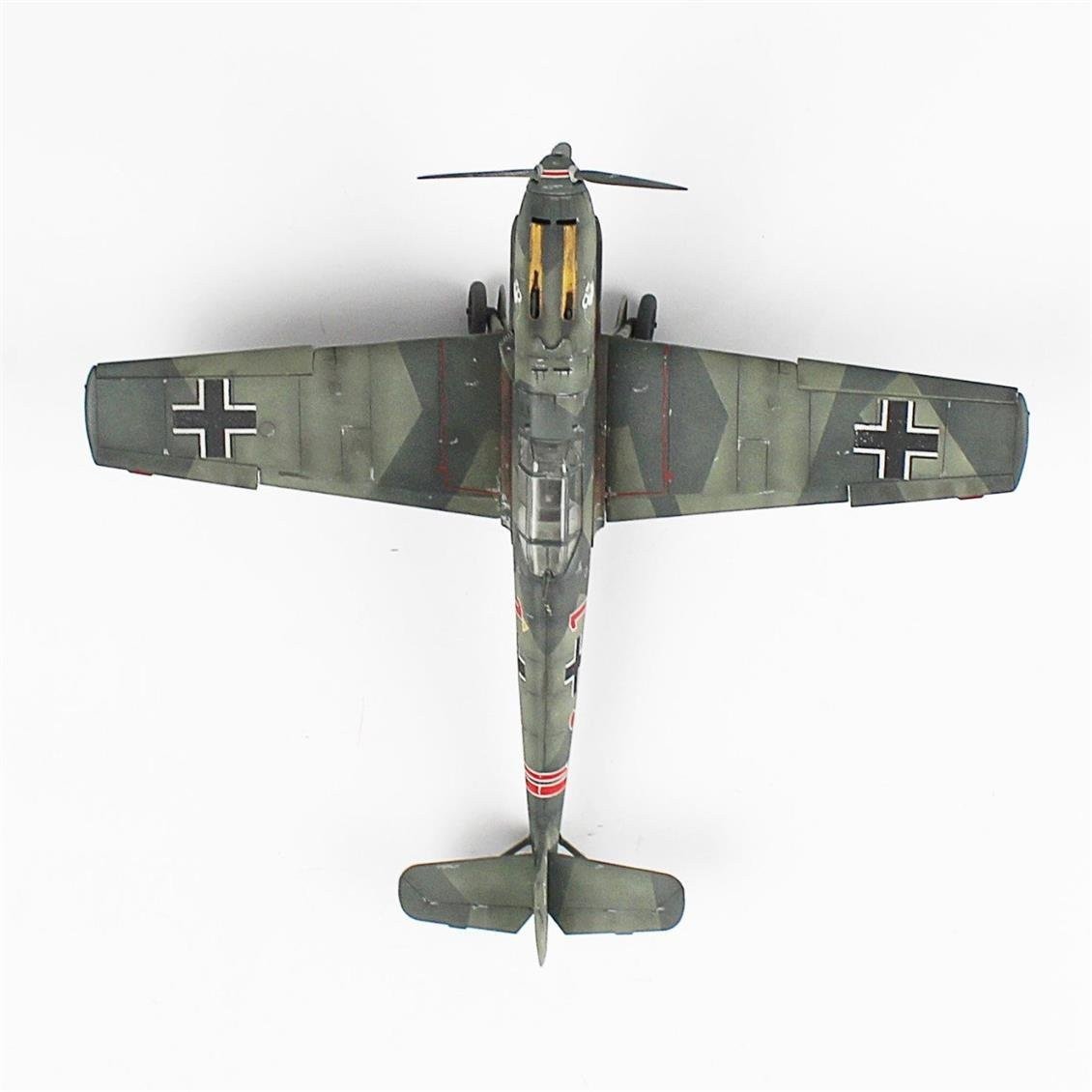 QD060 1/48 Ölçek, Messerschmitt Bf 109 E-3 Sergilemeye Hazır Plastik Uçak Maketi