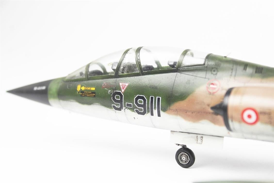 QD069 1/48 TF-104G Starfighter Sergilemeye Hazır Plastik Uçak Modeli