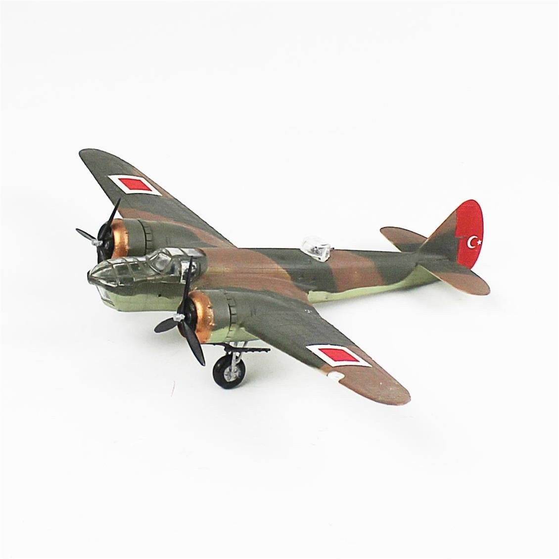 QD080 1/72 Bristol Blenheim MK5 Sergilemeye Hazır Plastik Uçak Modeli