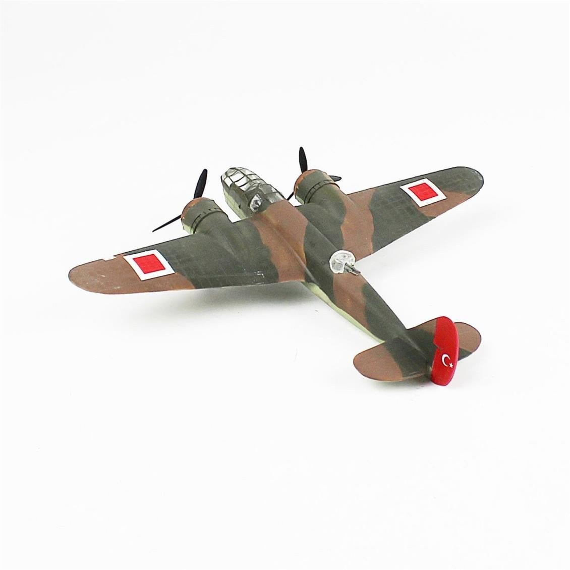 QD080 1/72 Bristol Blenheim MK5 Sergilemeye Hazır Plastik Uçak Modeli