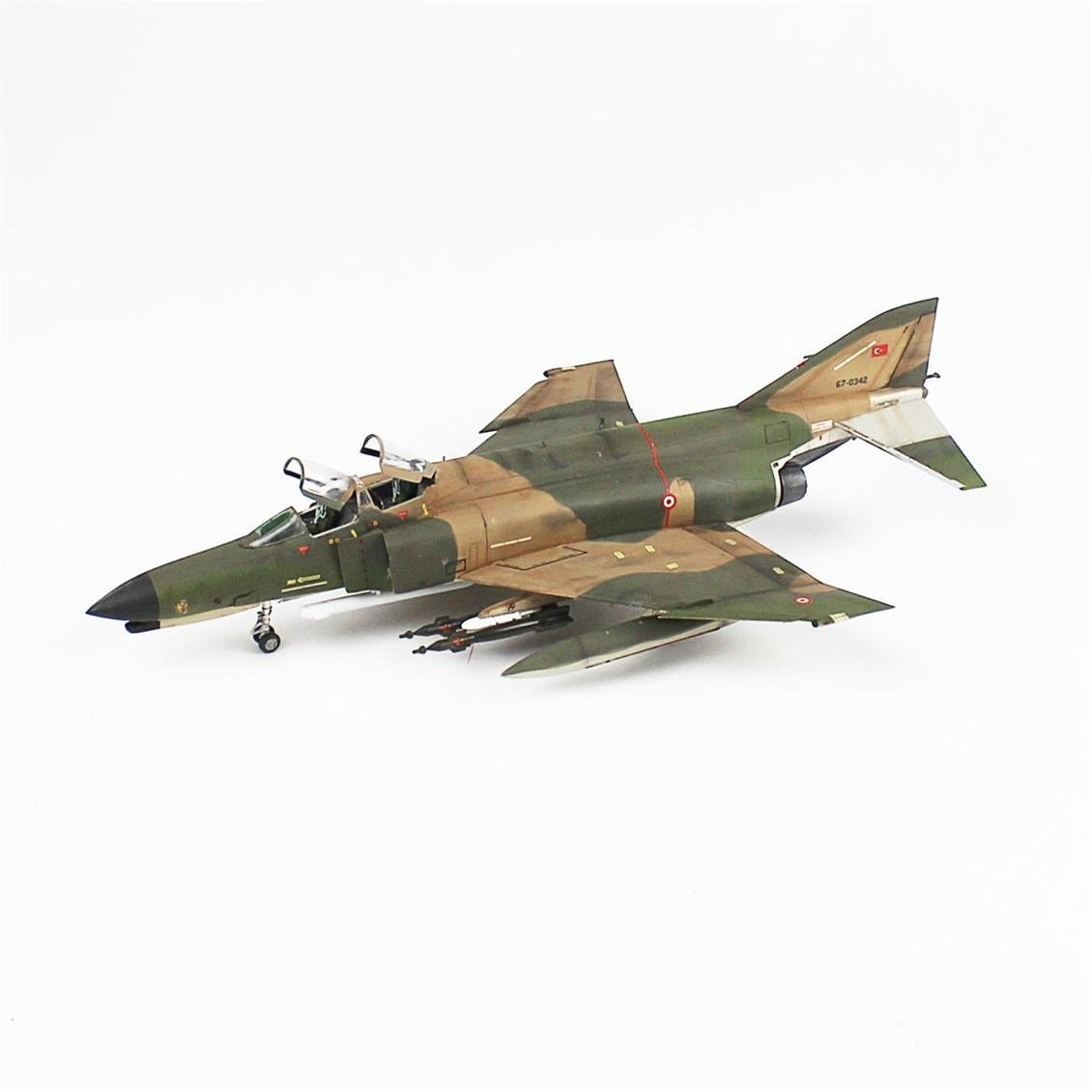 QD081 1/72 F-4E Phantom II Sergilemeye Hazır Plastik Uçak Modeli