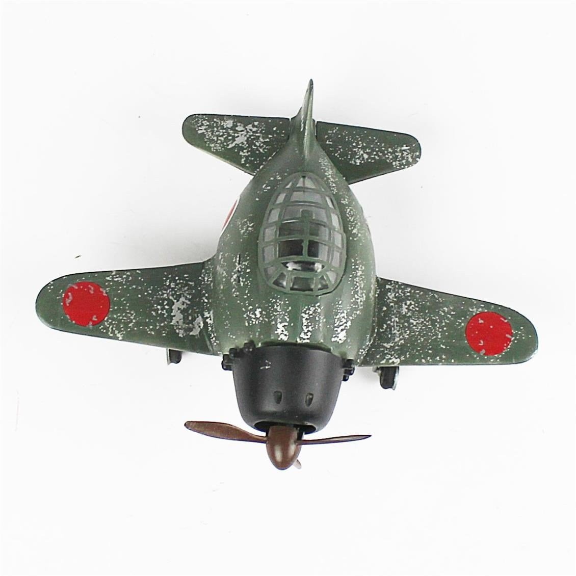 QD090 Egg Plane Zero Fighter Sergilemeye Hazır Plastik Uçak Modeli