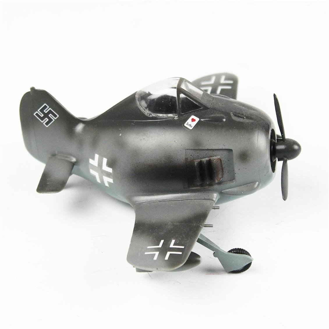 QD091 Egg Plane Focke-Wolf 190 A Sergilemeye Hazır Plastik Uçak Modeli