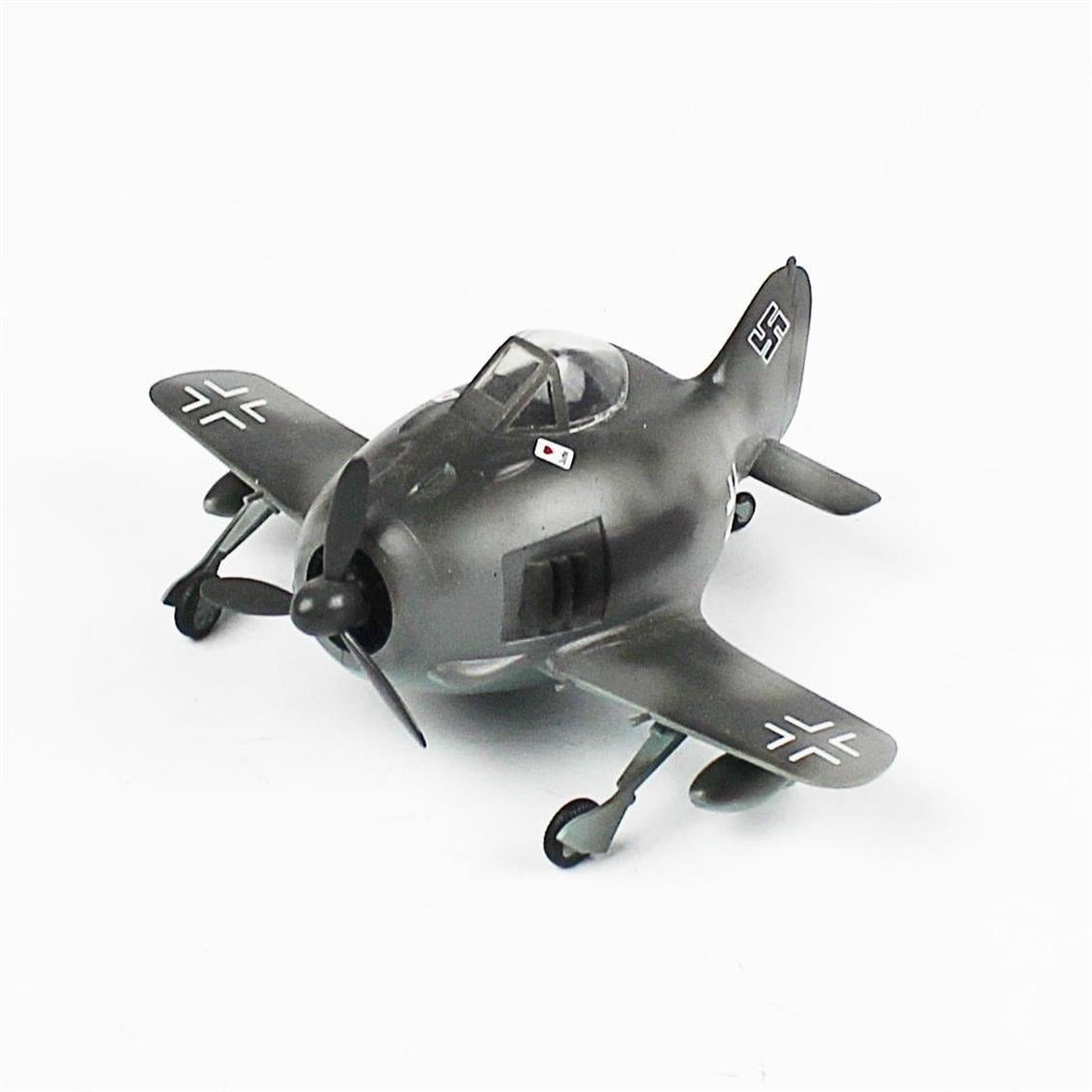 QD091 Egg Plane Focke-Wolf 190 A Sergilemeye Hazır Plastik Uçak Modeli