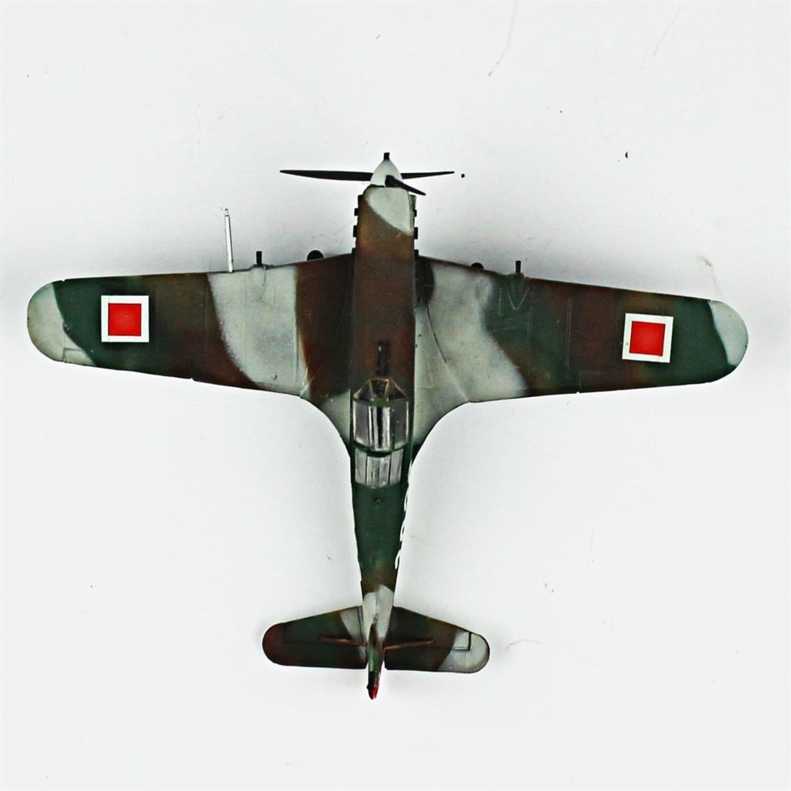 QD107 1/72 MS-406 Sergilemeye Hazır Plastik Uçak Modeli
