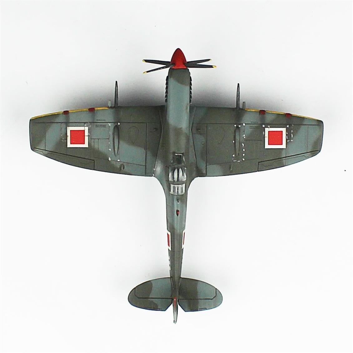 QD110 1/72 Spitfire Mk.IXE Sergilemeye Hazır Plastik Uçak Modeli