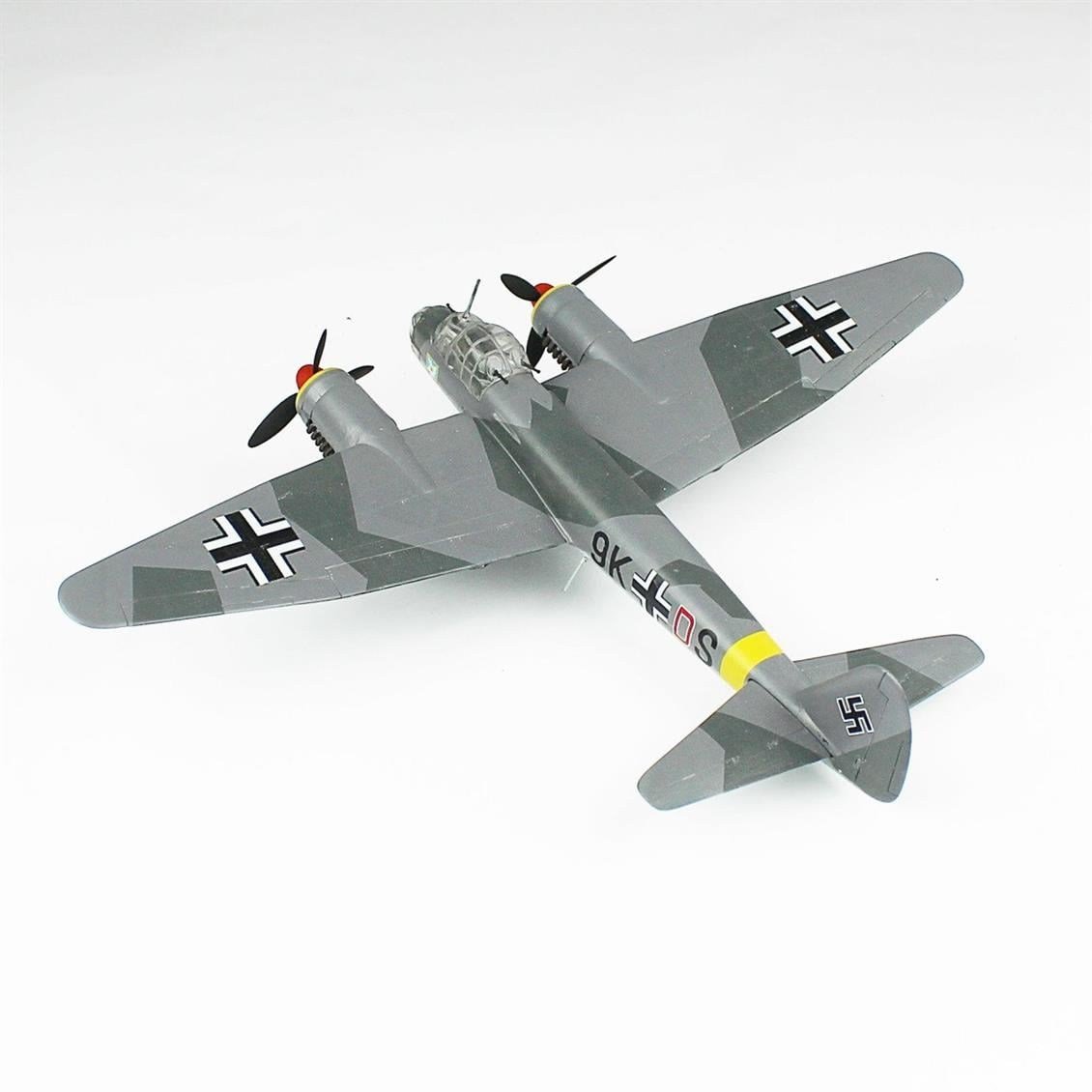 QD112 1/72 Dornier DO-217 Sergilemeye Hazır Plastik Uçak Modeli