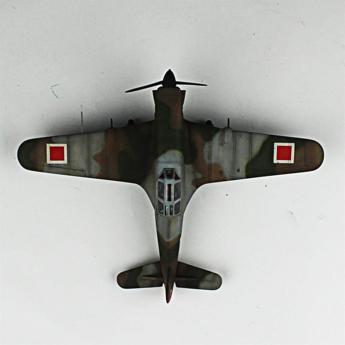 QD116 1/48 MS-406 Sergilemeye Hazır Plastik Uçak Modeli