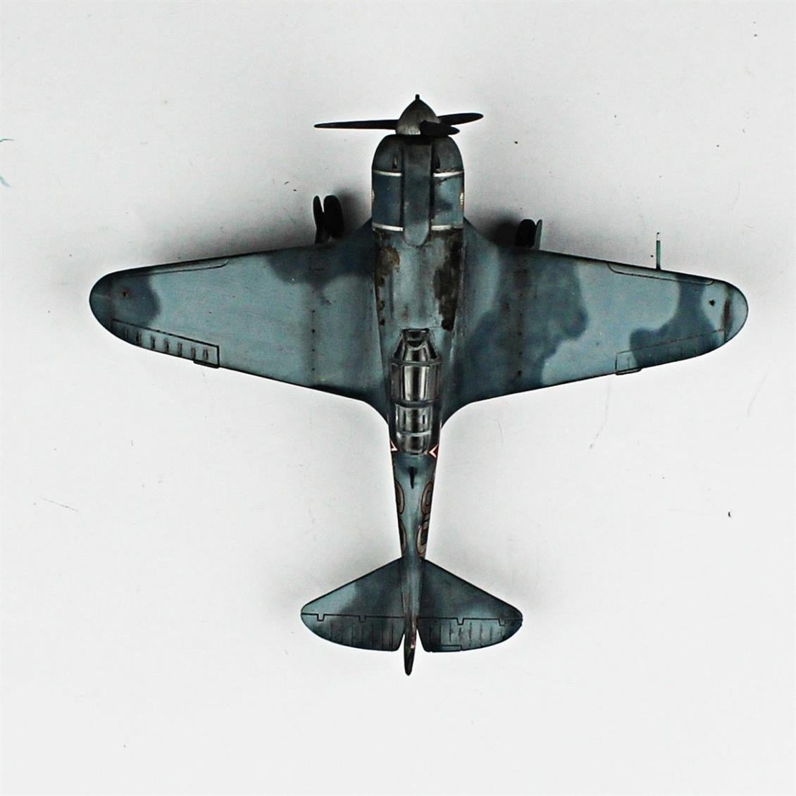 QD129 1/72 YAK-3 Sergilemeye Hazır Plastik Uçak Modeli