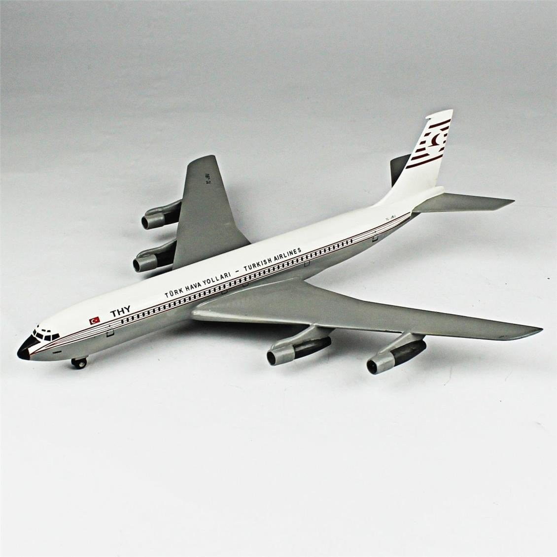 QD146 1/144 B-727 Sergilemeye Hazır Plastik Uçak Modeli