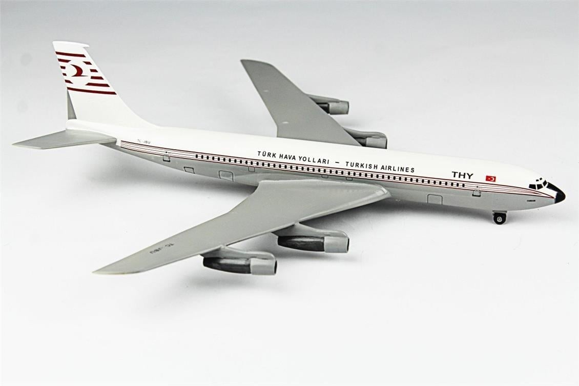 QD146 1/144 B-727 Sergilemeye Hazır Plastik Uçak Modeli