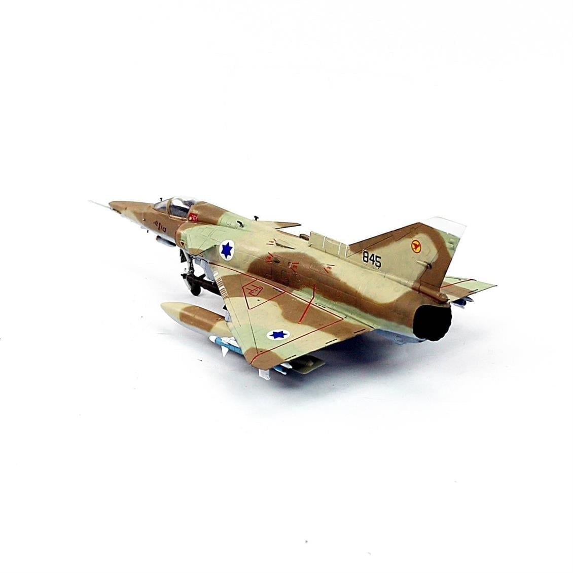 QD160 1/72 Kfir C2/C7 Sergilemeye Hazır Plastik Uçak Modeli
