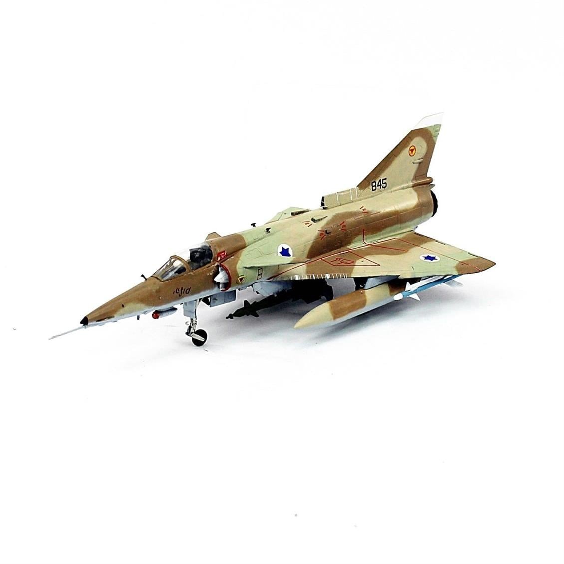 QD160 1/72 Kfir C2/C7 Sergilemeye Hazır Plastik Uçak Modeli
