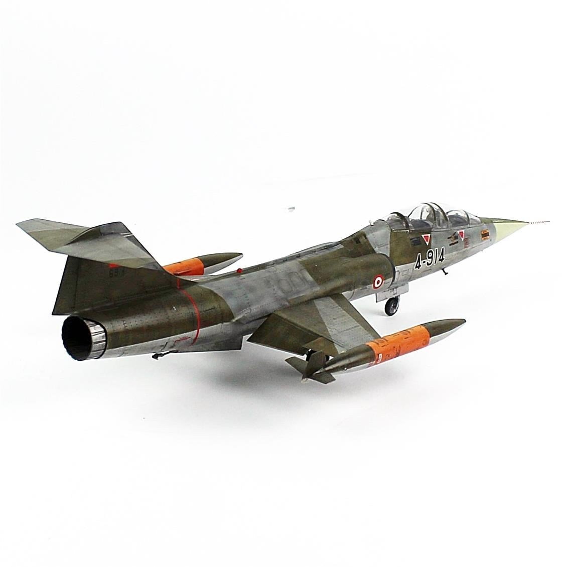 QD172 1/48 Ölçek,TF 104G Star Fighter,  Sergilemeye Hazır Plastik Uçak Modeli