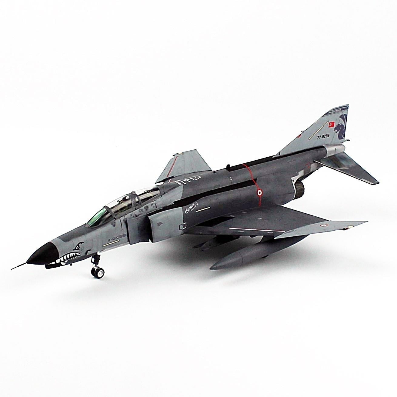 QD179 1/72 Ölçek, F-4E Phantom II, Terminatör, 111.Filo Panterler, Sergilemeye Hazır Savaşl Uçağı Modeli