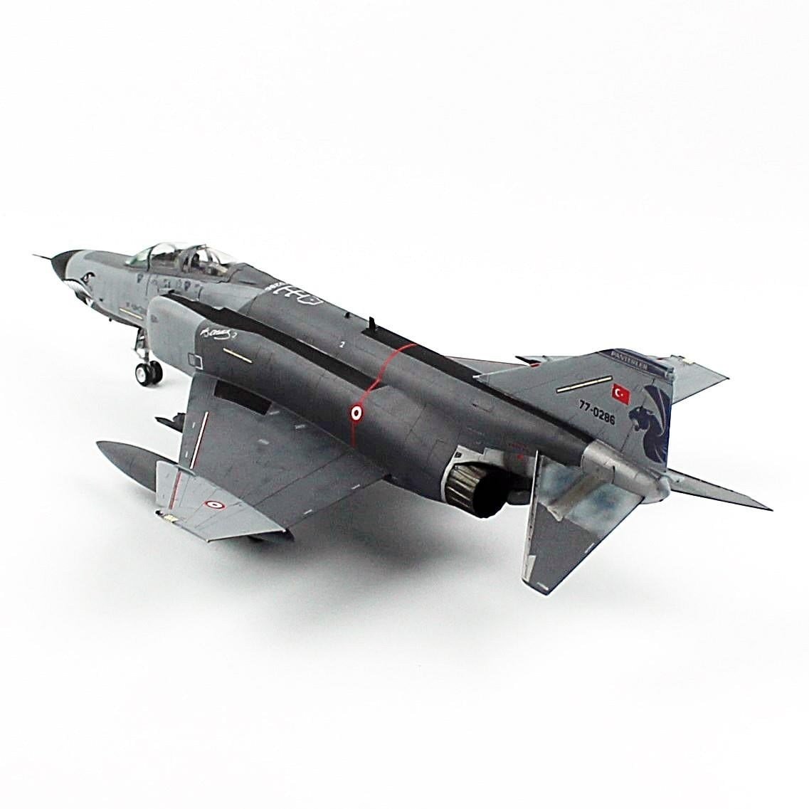 QD179 1/72 Ölçek, F-4E Phantom II, Terminatör, 111.Filo Panterler, Sergilemeye Hazır Savaşl Uçağı Modeli