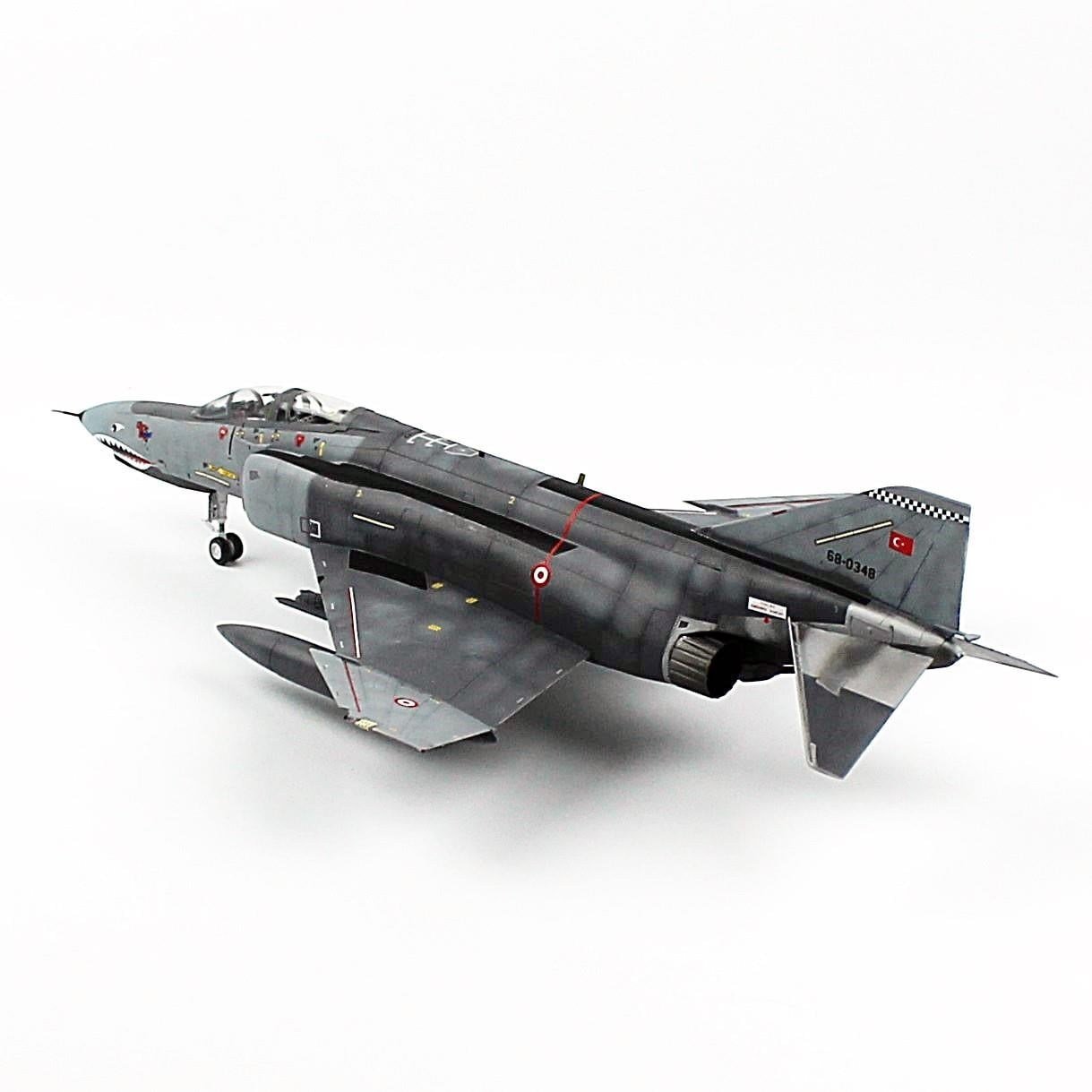 QD180 1/72 Ölçek, F-4E Phantom II, 112.Filo Şeytan, Sergilemeye Hazır Savaşl Uçağı Modeli