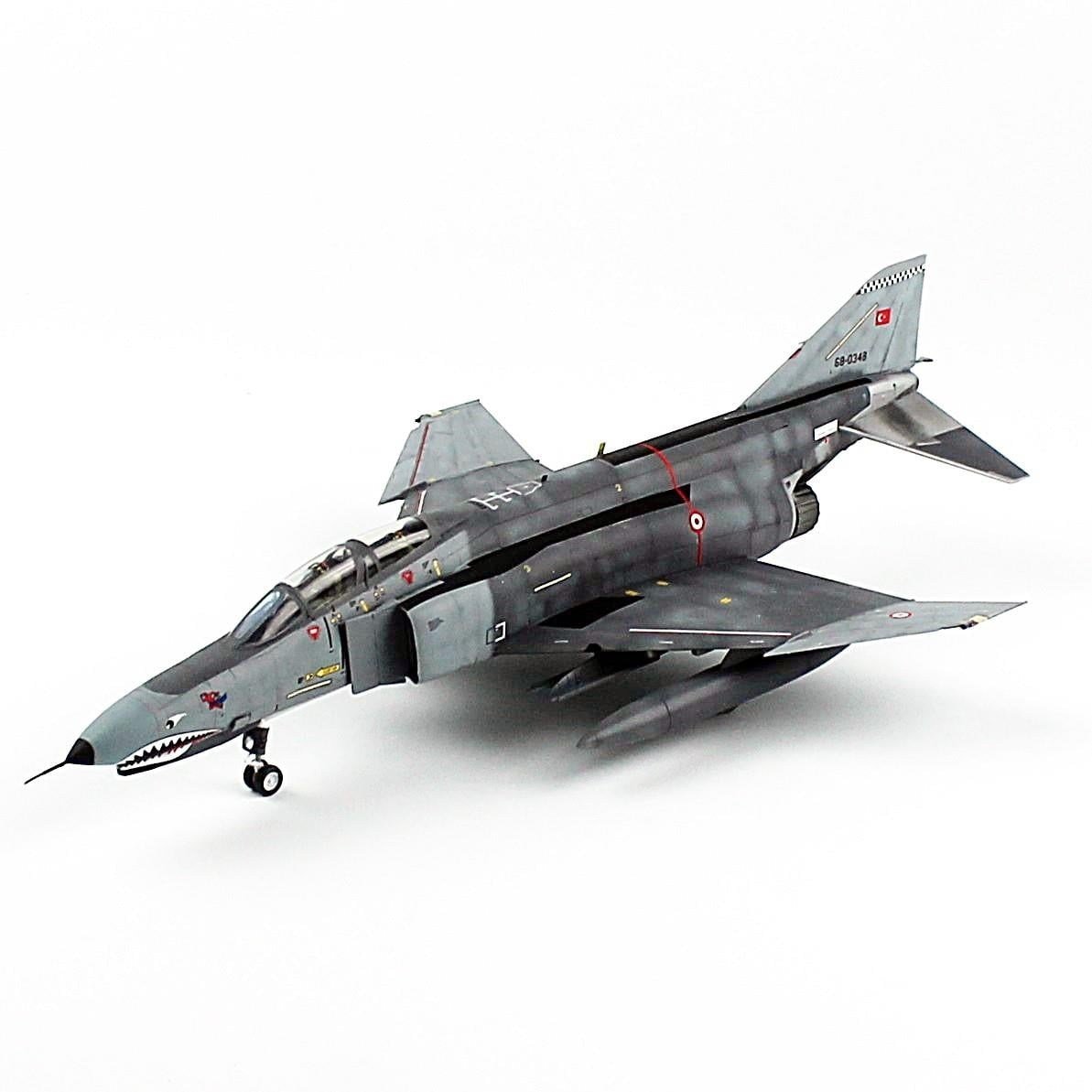 QD180 1/72 Ölçek, F-4E Phantom II, 112.Filo Şeytan, Sergilemeye Hazır Savaşl Uçağı Modeli