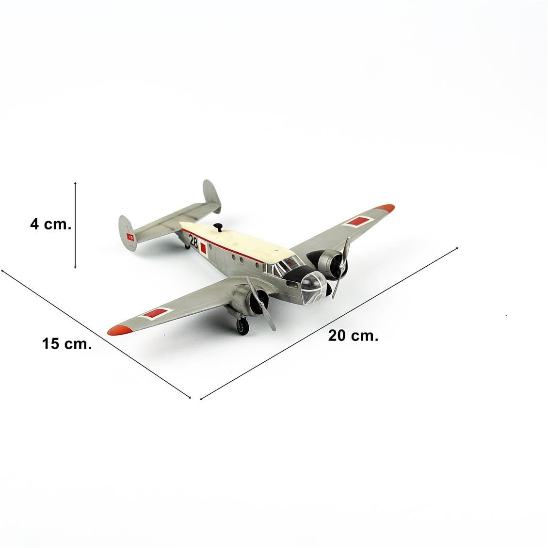 QD189 1/72 Ölçek, Beech AT-11 Kansan, Türk Hv. Kuv., Sergilemeye Hazır Savaşl Uçağı Modeli