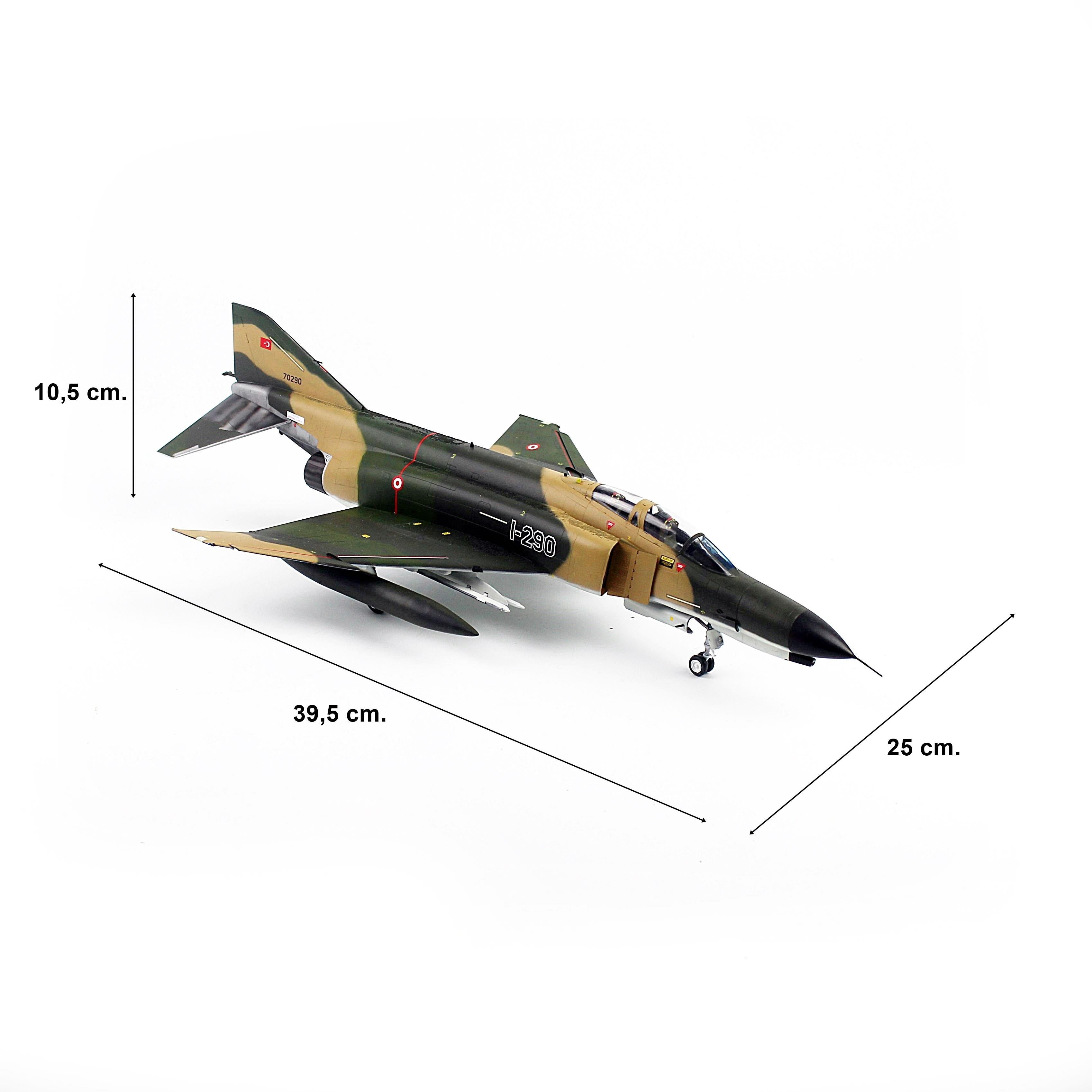 QD193 1/48 Ölçek, F-4E 111. Filo (Kaplanlar), Sea Camo Kamuflaj , Sergilemeye Hazır Model Uçak