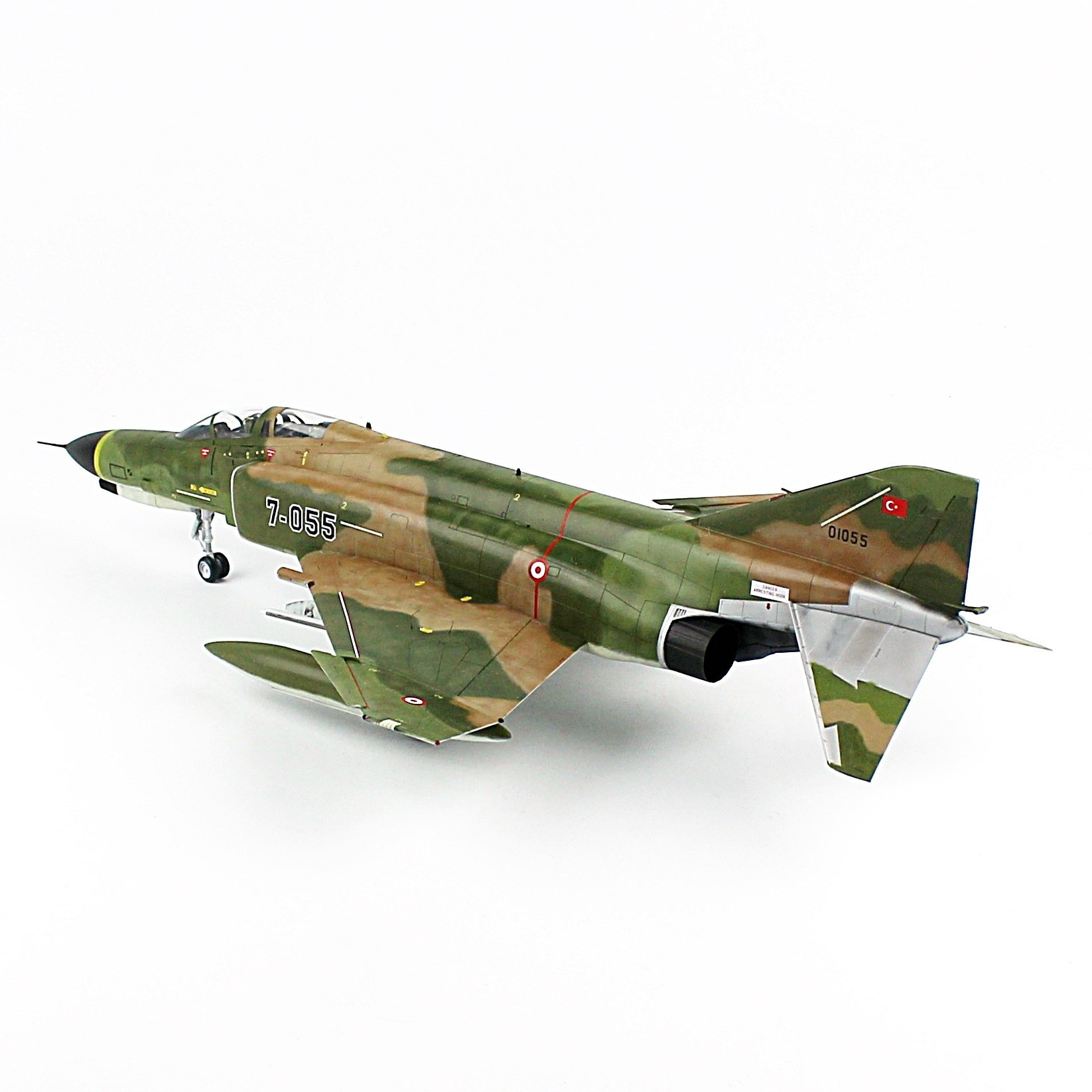 QD196 1/48 Ölçek, F-4E 172. Filo (TİSEO), Sea Camo Kamuflaj , Sergilemeye Hazır Model Uçak