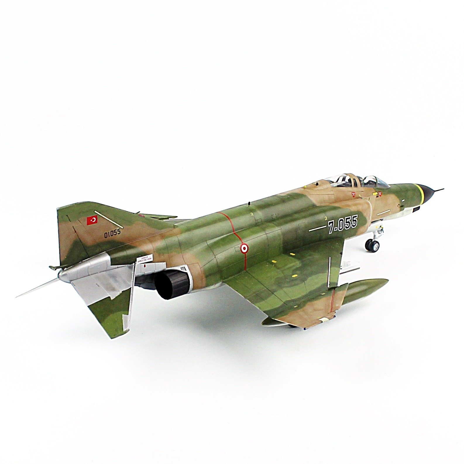 QD196 1/48 Ölçek, F-4E 172. Filo (TİSEO), Sea Camo Kamuflaj , Sergilemeye Hazır Model Uçak
