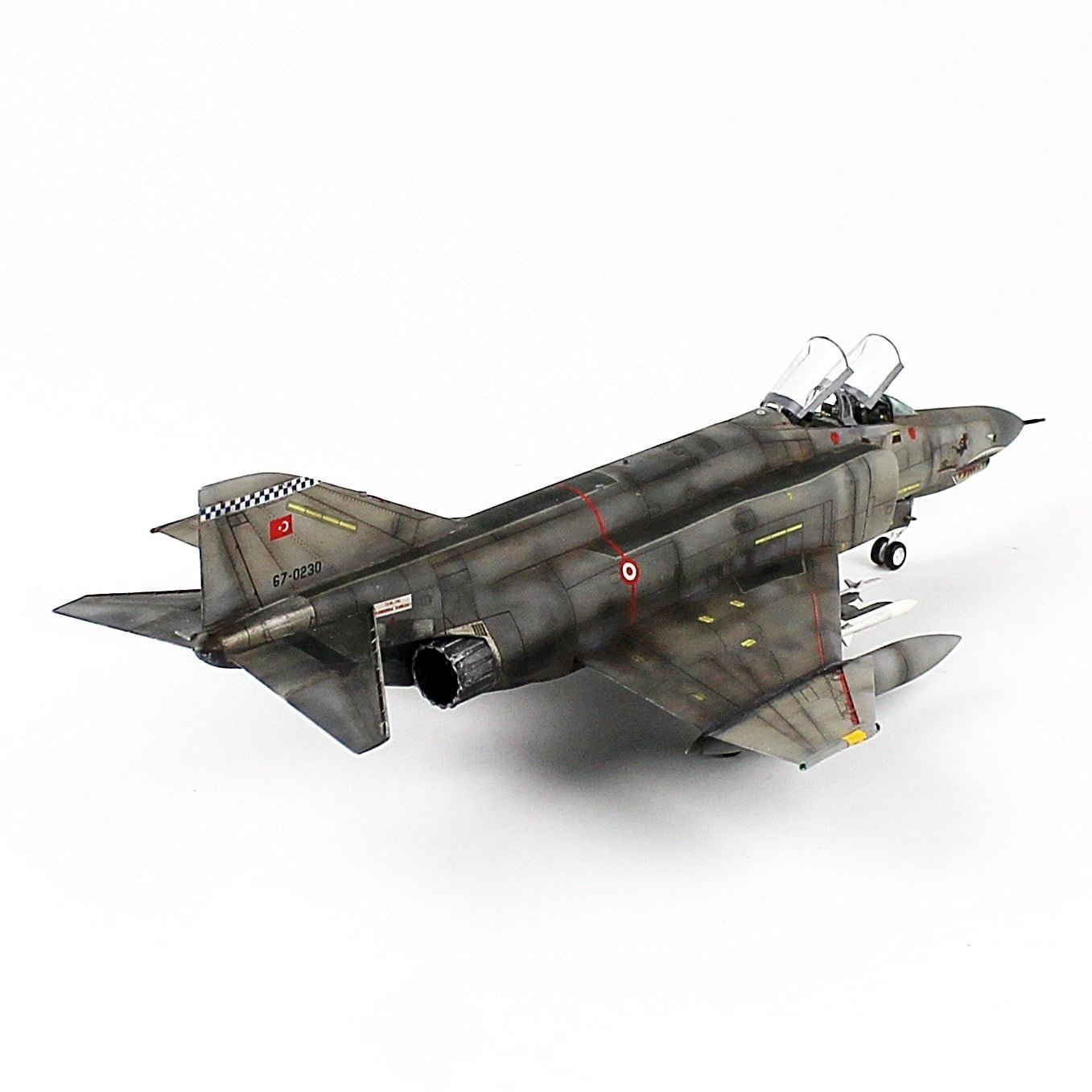 QD199 1/72 Ölçek, F-4E Terminatör, Sergilemeye Hazır Model Uçak