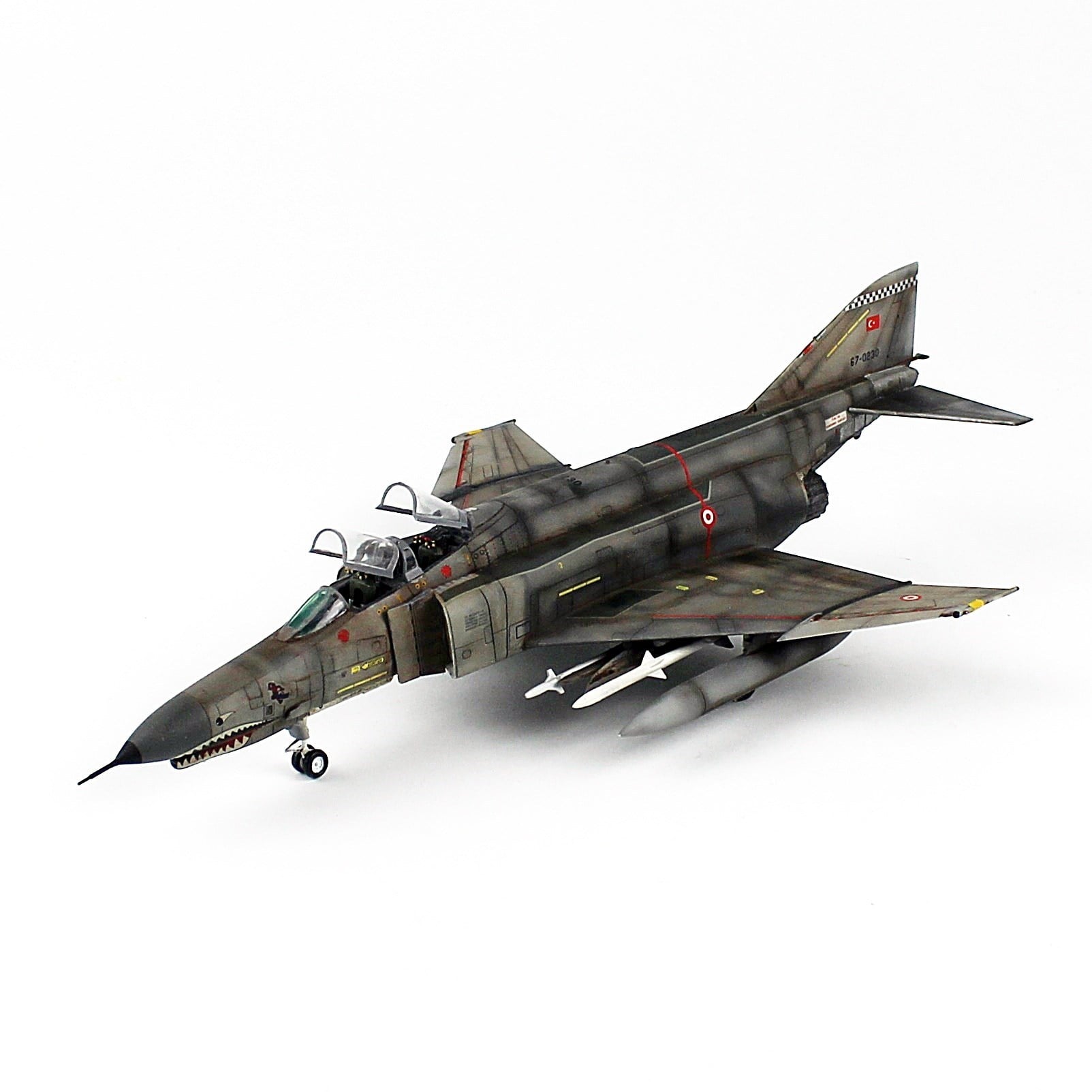 QD199 1/72 Ölçek, F-4E Terminatör, Sergilemeye Hazır Model Uçak