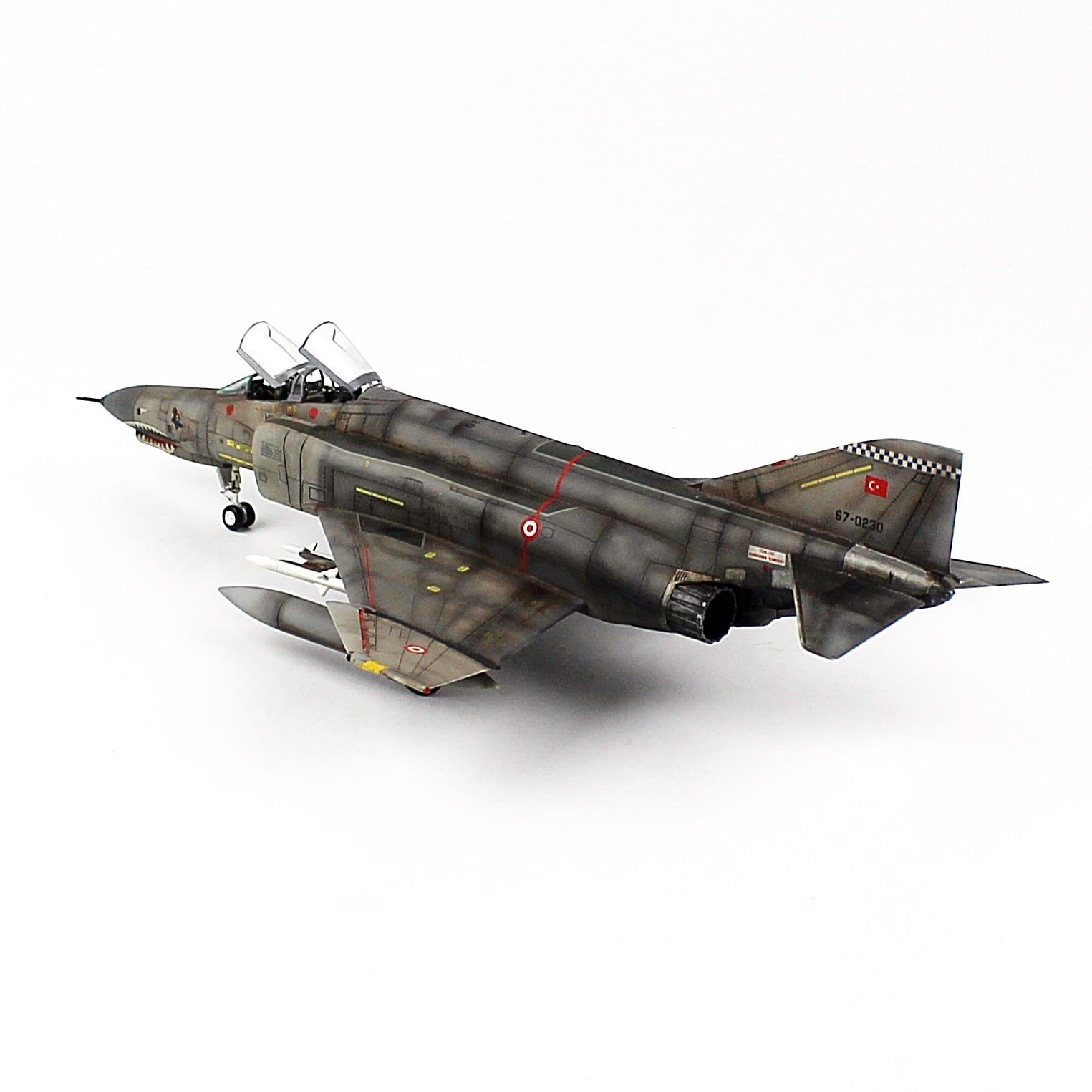 QD199 1/72 Ölçek, F-4E Terminatör, Sergilemeye Hazır Model Uçak