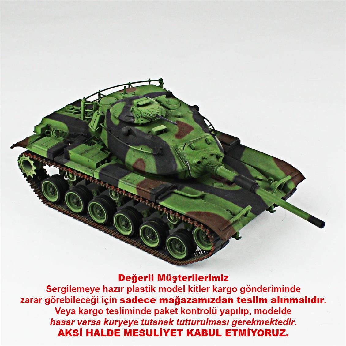 QD202 1/35 L60A1, Tamiya, Sergilemeye Hazır Plastik Tank Modeli