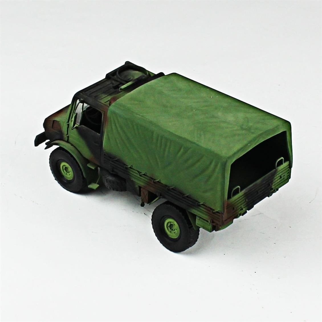 QD207 1/35 Unimog, Revell, Sergilemeye Hazır Plastik Tank Modeli