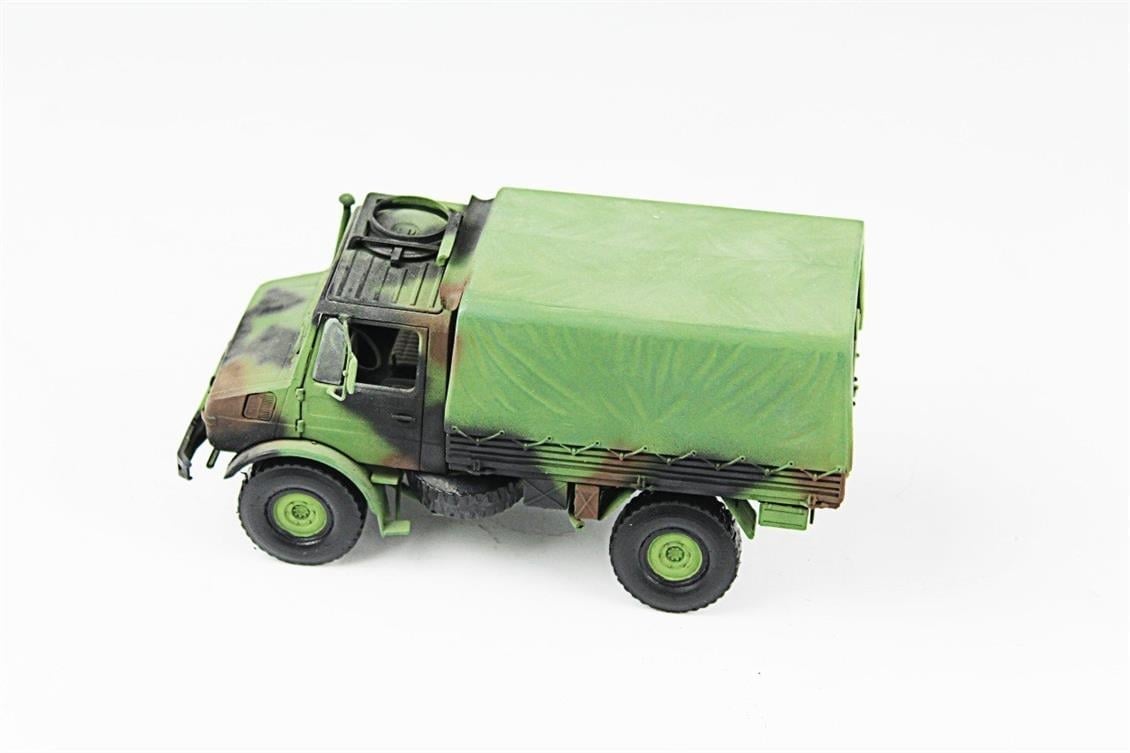 QD207 1/35 Unimog, Revell, Sergilemeye Hazır Plastik Tank Modeli