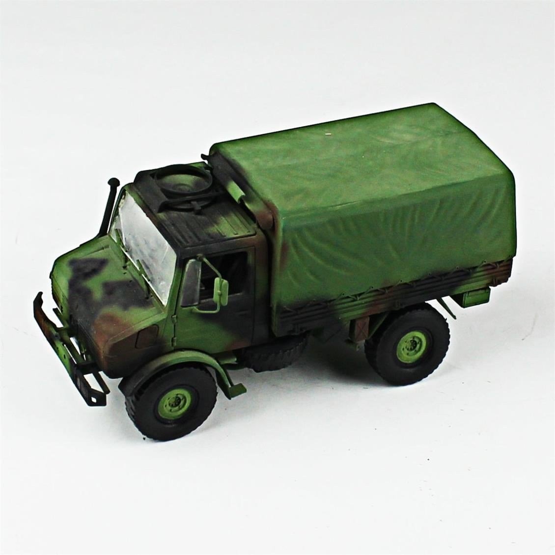 QD207 1/35 Unimog, Revell, Sergilemeye Hazır Plastik Tank Modeli