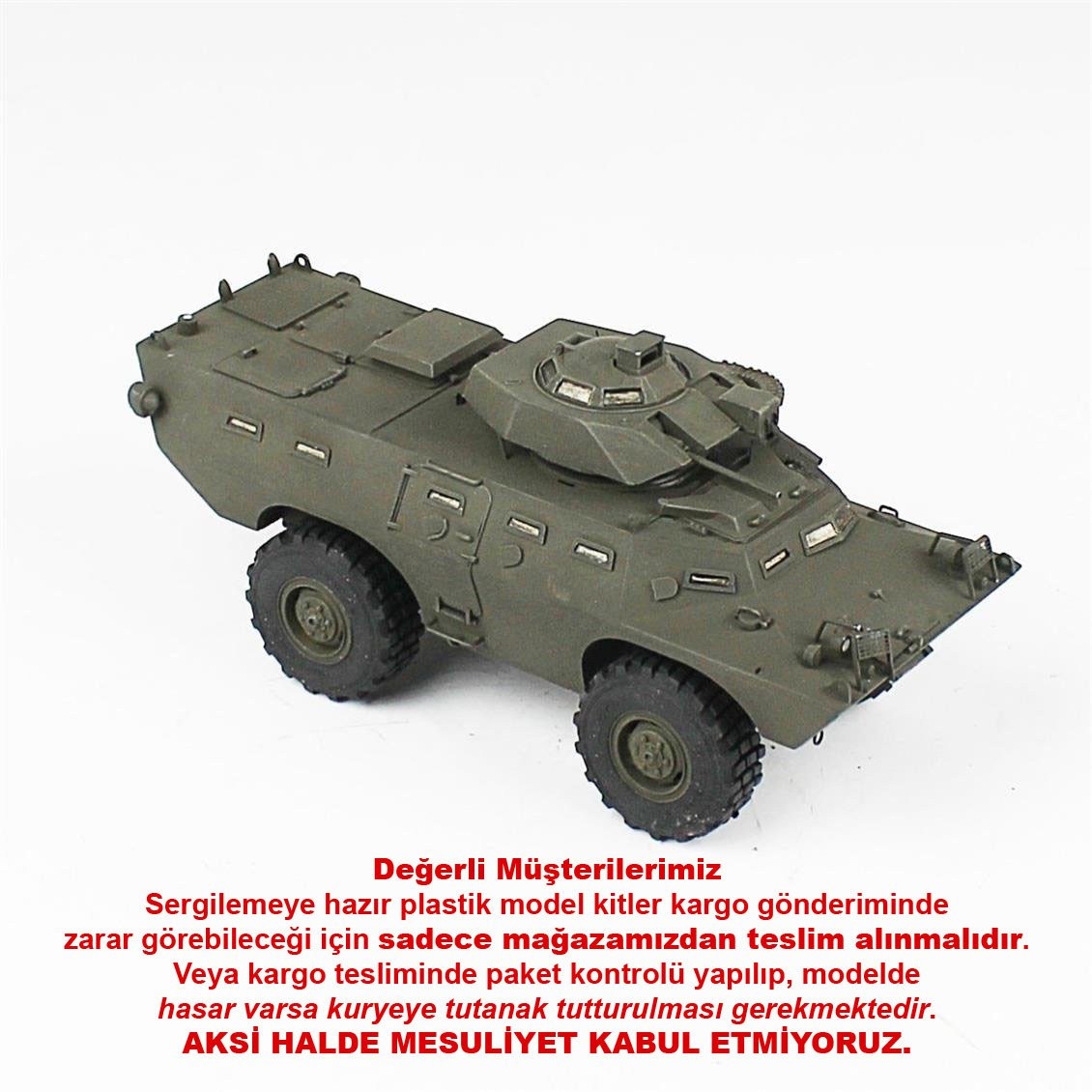 QD218 1/35 LAV150 4x4, Hobbyboss+Scratch, Sergilemeye Hazır Plastik Tank Modeli