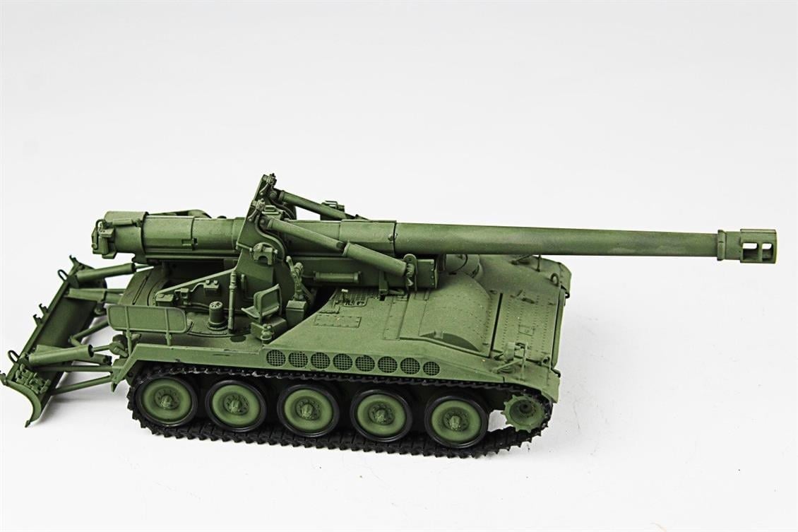 QD223 1/35 M110 203 mm. Obüs, Italeri,  Sergilemeye Hazır Plastik Tank Modeli